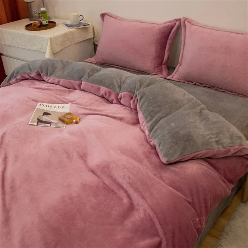 1 pz Copripiumino Inverno Caldo Doppio Twin Queen King Copripiumino Coperta Flanella Copripiumino Flanella Copripiumino Biancheria da letto