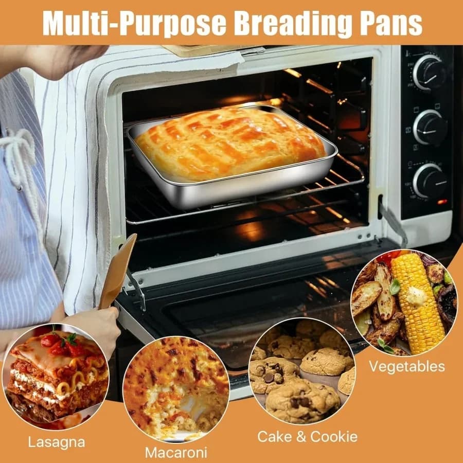 Stainless Steel Sealed Lunch Box Fresh-Keep Rectangle Food Container with Lid Fruit Storage Organizer for Refrigerator