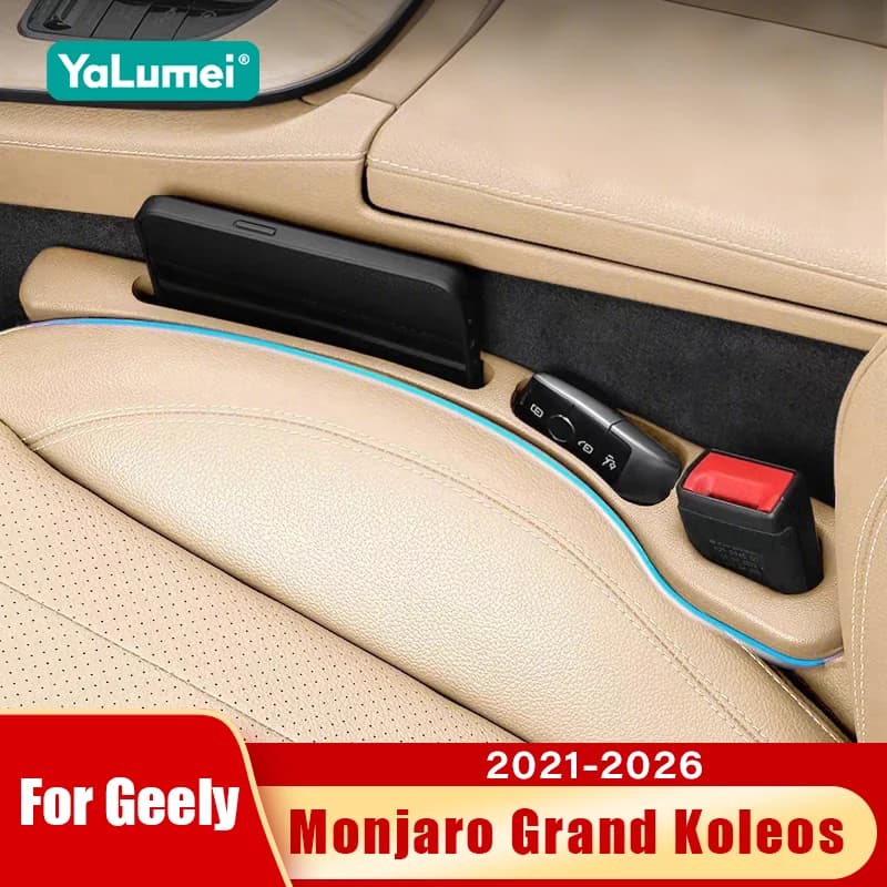 Per Geely Monjaro Grand Koleos 2021 2022 2023 2024 2025 2026 Seggiolino auto Strisce a prova di perdite Gap Cucitura laterale Riempitore Accessori di stoccaggio