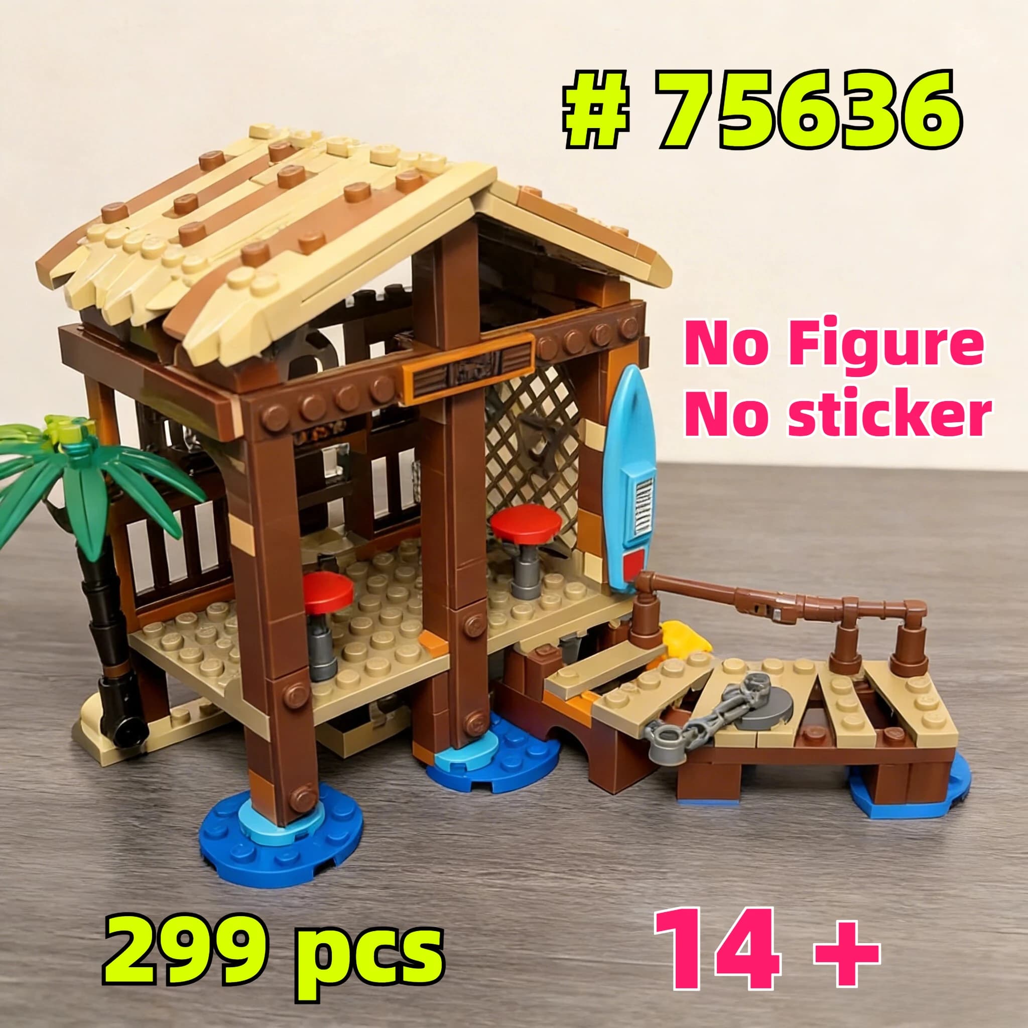 Windmill Village Toy Cottage 75636 Set di blocchi da costruzione adatti per regali di compleanno compatibili con le particelle Legoed, 299 pezzi.