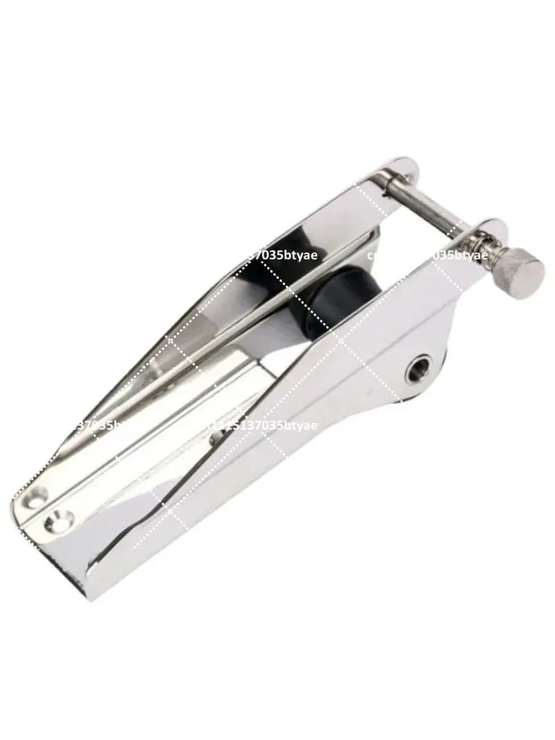 Stainless Steel 316 Heavy Bow Anchor Roller Fixed Anchor Fairlead Marine Boat Docking Nylon Roller Spring Loaded Pin Prevent.
