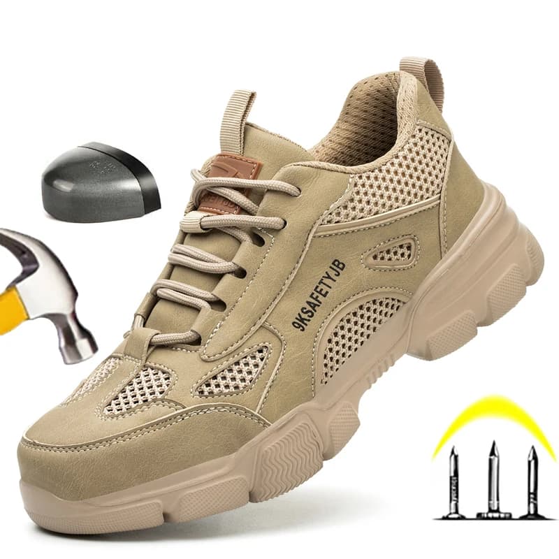 Nuove scarpe antinfortunistiche unisex Scarpe da ginnastica da lavoro da uomo Stivali antinfortunistici indistruttibili Scarpe da donna Scarpe da uomo con punta in acciaio Stile sportivo