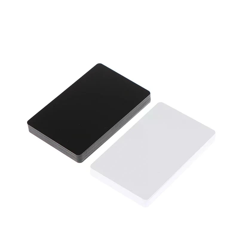 5/10 Pz NFC215 Nero Bianco Carte Riscrivibili NFC NT-AG215 Carte IN PVC Vuote Facile Conveniente Programmabile NFC Biglietto da visita