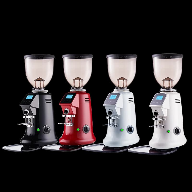 Espresso Coffee Bean Grinders 74mm Large Aluminum Flat Burr Electric/Manual Commercial Coffee Grinder Machine Household Hotel