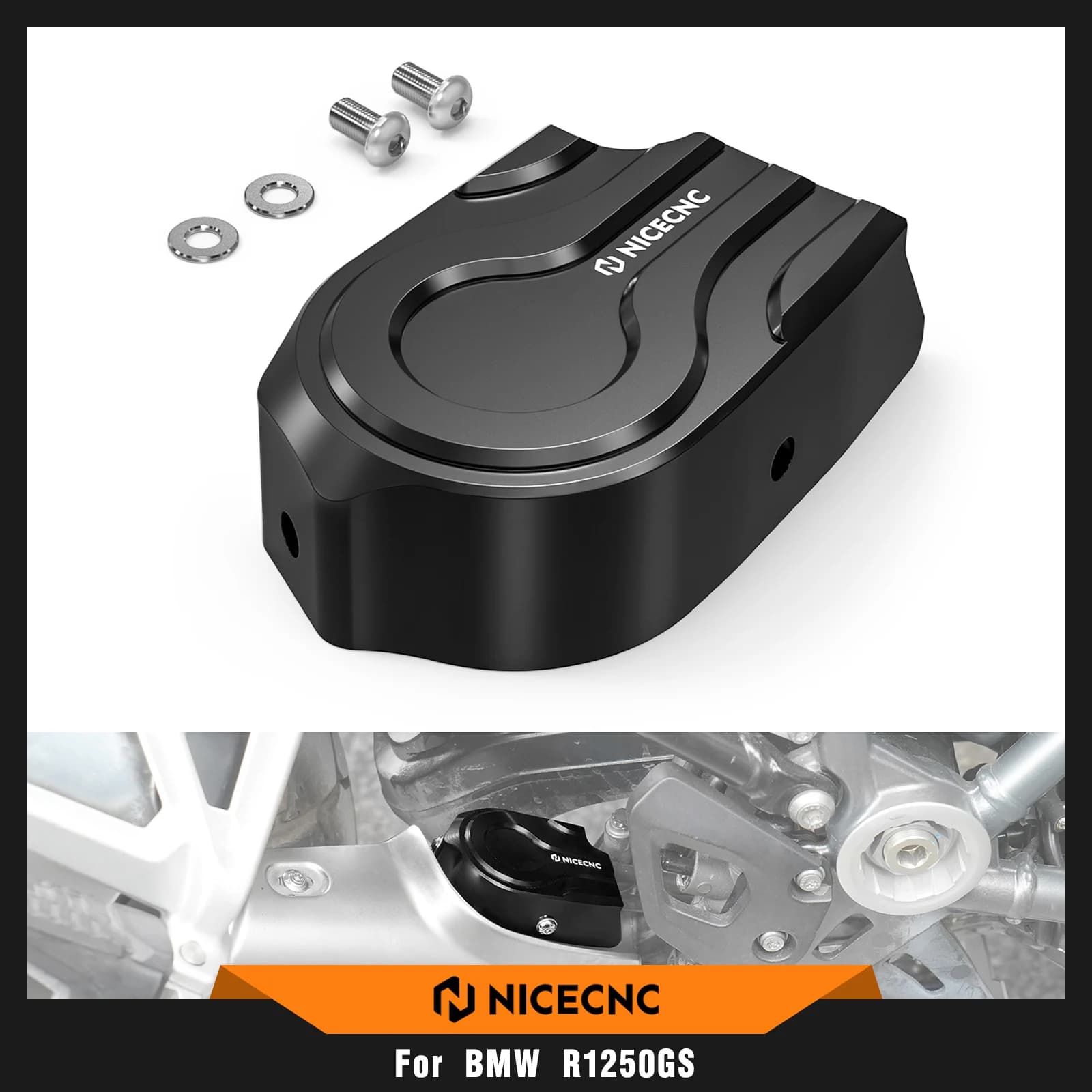 NICECNC Copertura del patta di scarico moto per BMW R1250GS R 1250 GS 2019-2023 2022 2021 2020 NineT BMW R1250GS Accessori