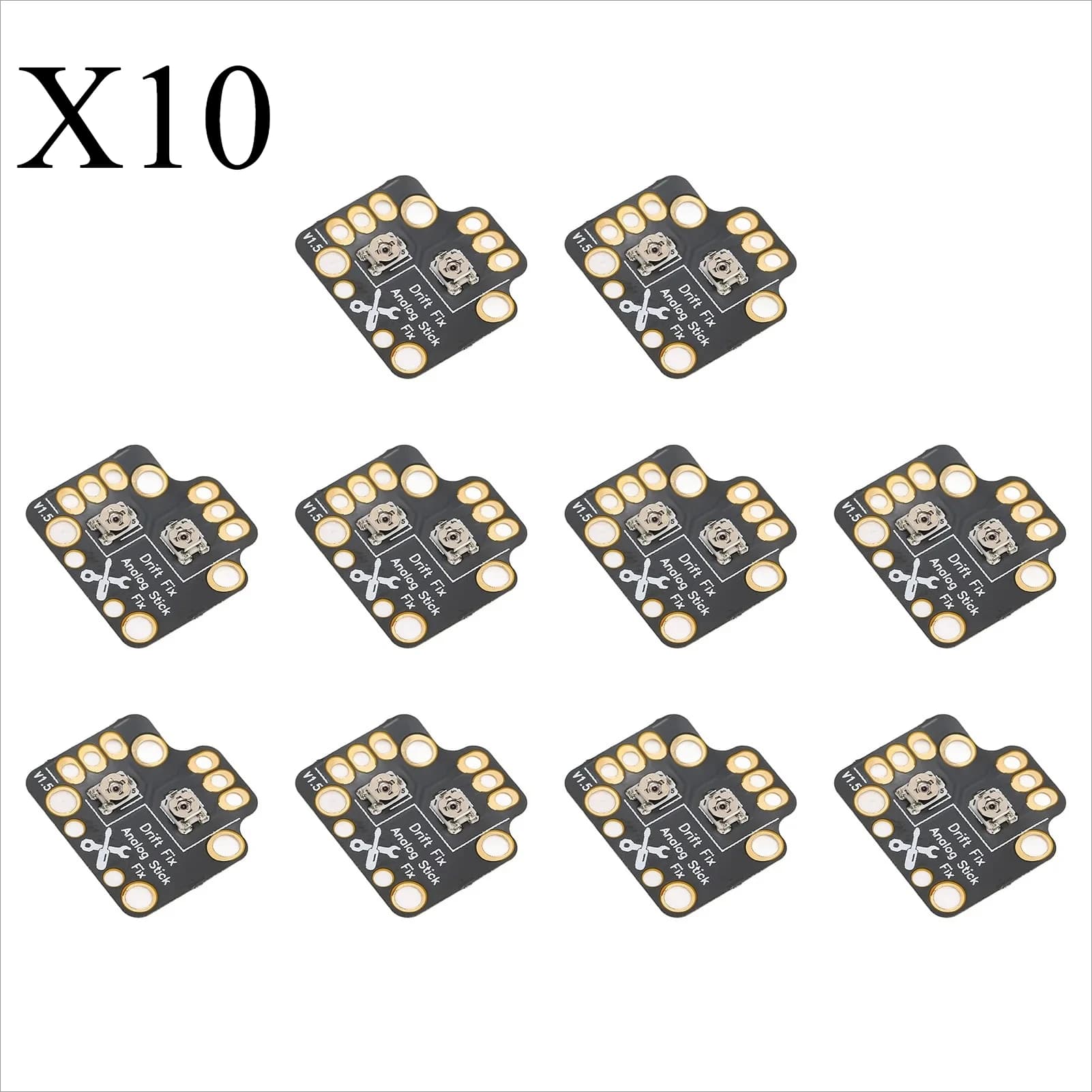 10pcs Game Controller Calibration Plate Repair Parts Gamepad Joystick Drift Fix Mod Replacement for Sony PS5 for PS4 for Xbox