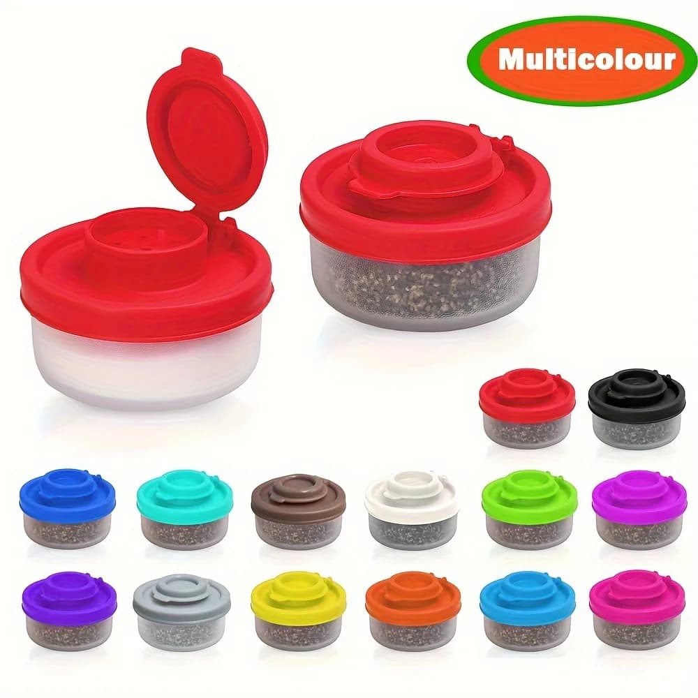 Mini Saliera e Pepiera 1 Pezzo, Contenitore per Spezie Impermeabile per Campeggio, Picnic, Cucina all'Aperto, Porta Pranzo