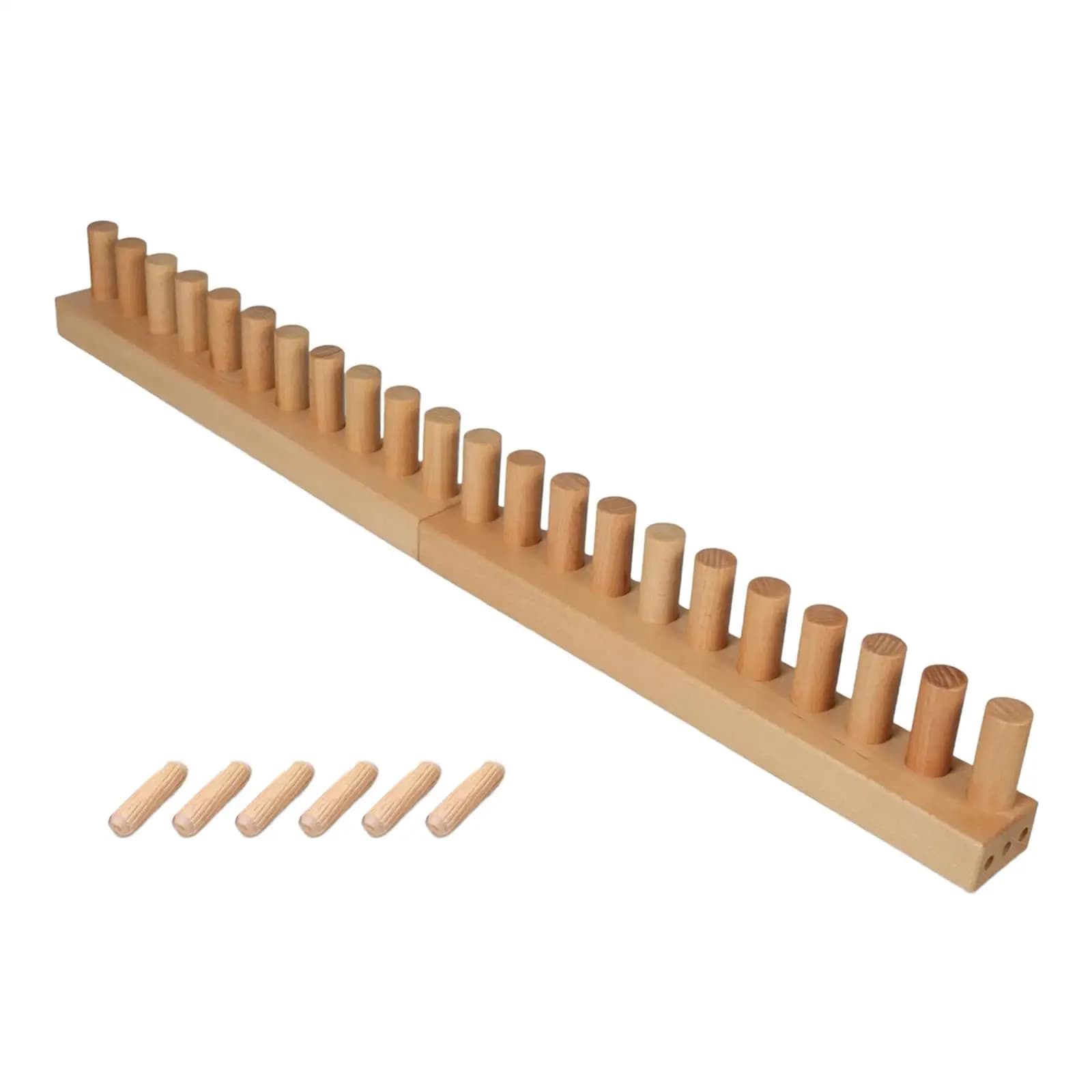 Wooden Knitting Loom Expandable Connections Weaving Loom Sturdy DIY Throw Blankets