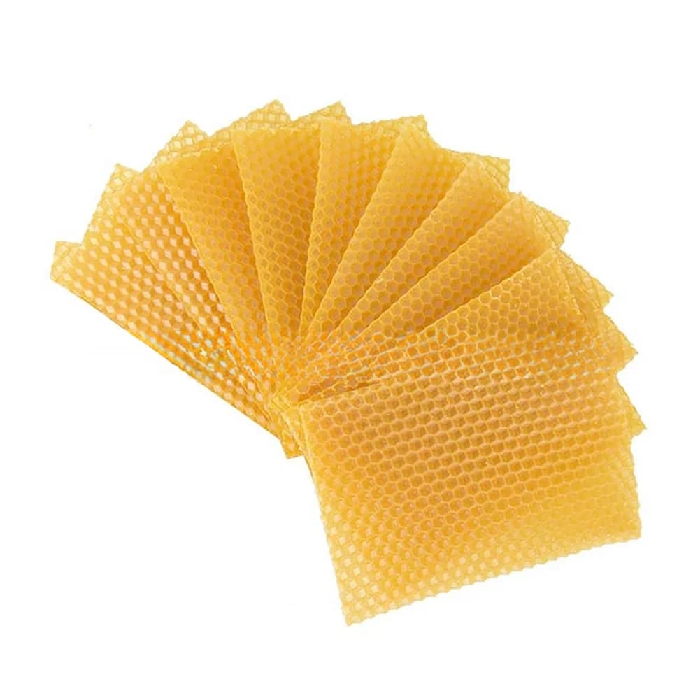 For Bee-keeping Wax Foundation Sheets: 10 Pack Of Quality Hive Frames Beeswax Sheets Hive Bee-keeping Wax Frame