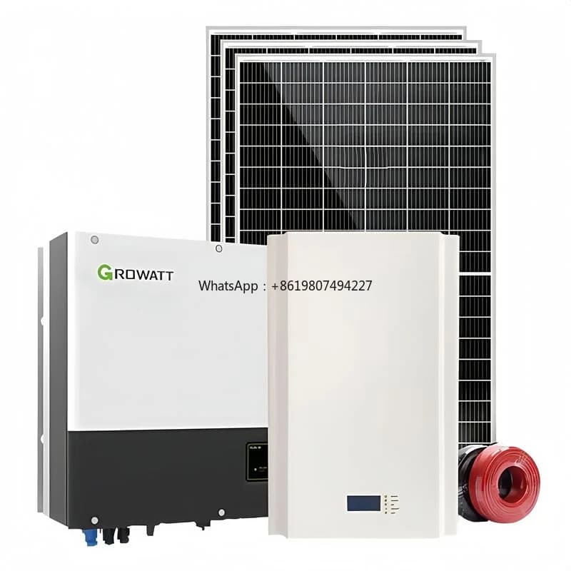Complete 8kW Off-Grid Solar Kit: 48V Off-Grid Inverter + 20kWh Lithium Battery + Solar Panels + Mounting Accessories