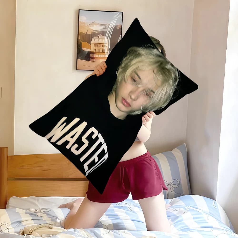 Singer Rapper N-Nettspend Cool Cushion Cover Rectangle Pillow Cover Home Sofa Living Room Office Coffee Shop Pillowcase