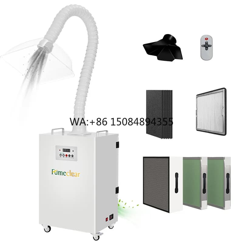 Industrial Strong Suction Extractor for 3D and DTF Printer/Laser Cutter and Engraver Smoke Collector Air Purifier
