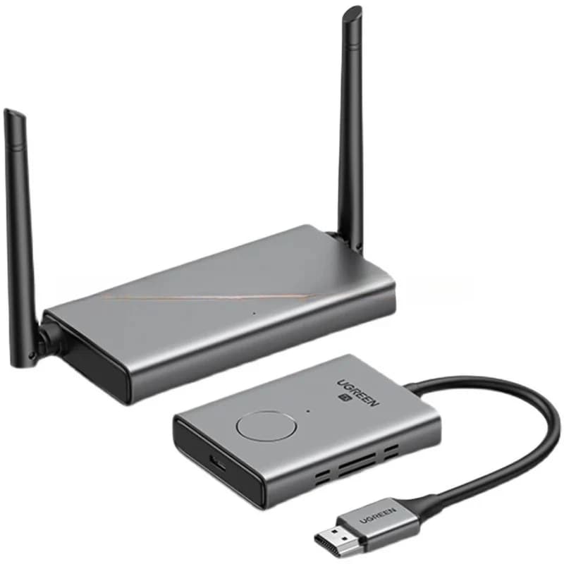 Proiettore per schermo wireless, laptop collegato in modo wireless al trasmettitore wireless del proiettore TV LCD