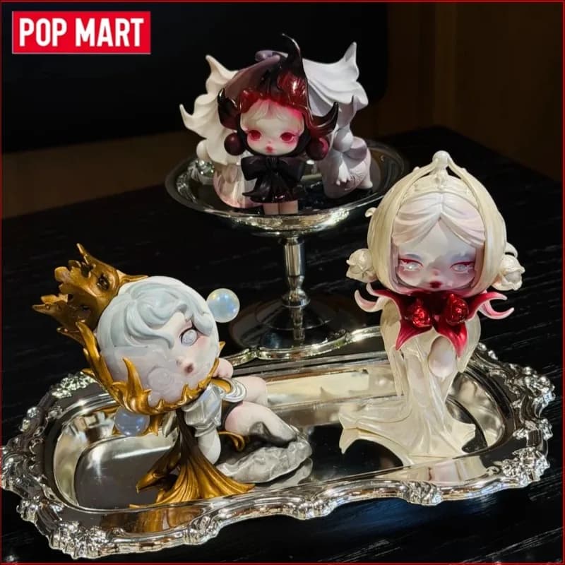 POP MART SKULLPANDA Petals in Four Acts Series - Statuetta Anime Blind Box, Collezione Ornamenti, Giocattoli Carini, Regalo