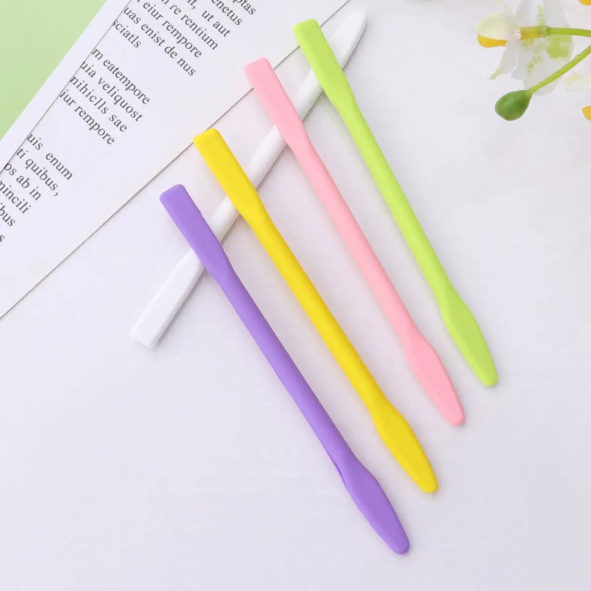 5 Silicone Sticks for Face Masks, Lightweight and Portals, Multipurpose Tool for Fai-da-Te Masks, for Home Use and Travel