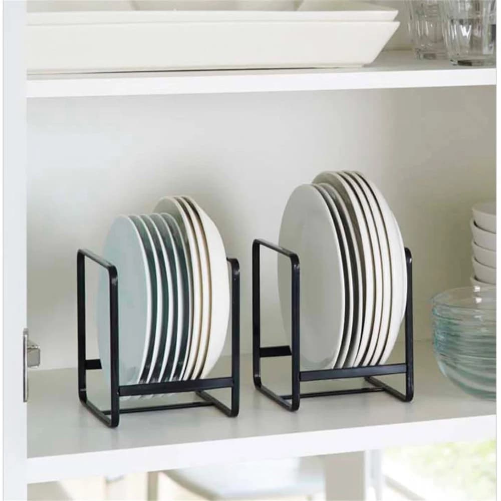 Scaffale porta piatti da cucina, organizer da piano di lavoro, scolapiatti a cassetto, divisorio per piatti, scaffale a strati per stoccaggio