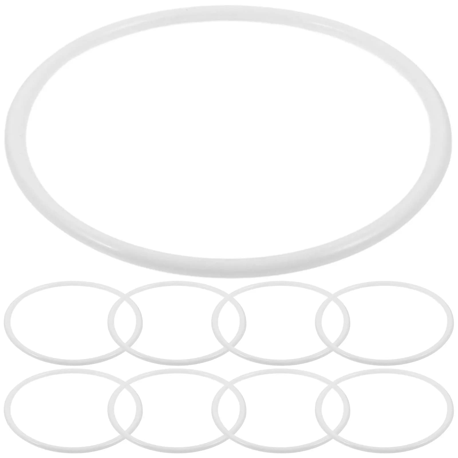 20Pcs Dreamcatcher Round Hoops Plastic Circles White Premium DIY Craft Material for Mandala Making Macrame Wall Decor 13Cm