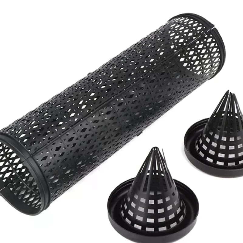 Fishing Bait Trap Eel Loach Trap Portable Fishing Pot Lightweight Black Fish Net Cage For Crayfish Lobster Fishing Net Cage