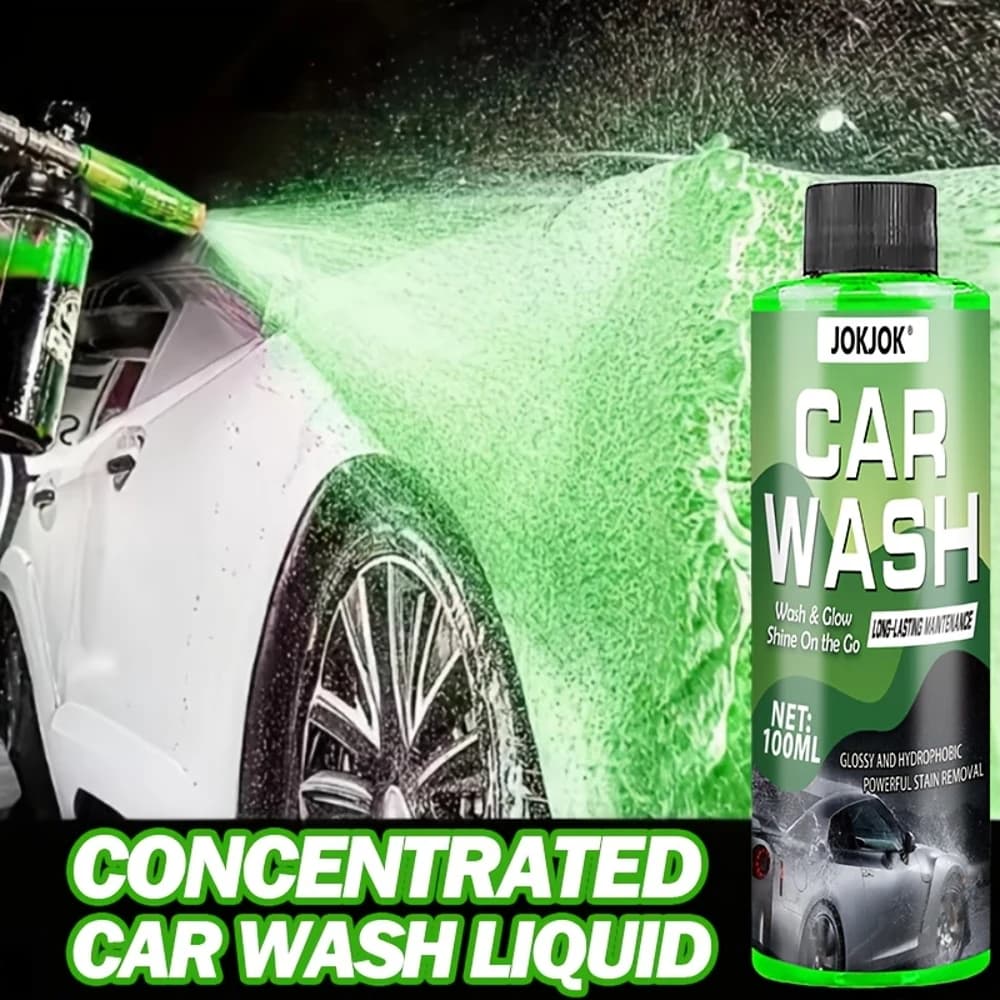 Liquido Concentrato ad Alta Schiuma per Lavaggio Auto, Soluzione per Cura dell'Auto, Lucidante per Auto Liquido per Lavaggio Auto ad Alta Concentrazione 1:50, per Lucidatura