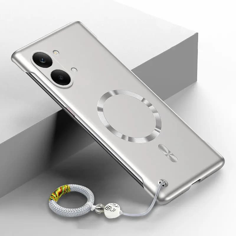 Lucky Ring Magnetic Phone Case For Magsafe XIAOMI POCO X6 X7 X8 Pro Max F3 F5 F6 F7 F8 Ultra M8 Pro Frameless Matte PC Cover