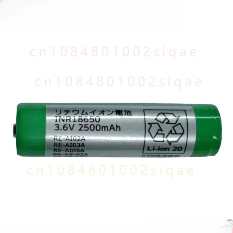 FOR Hair Straightener COHN RE-AI02A 3.6V 2500mAh INR18650 Li-ion Battery Pack Built-in Rechargeable Replacement Battery