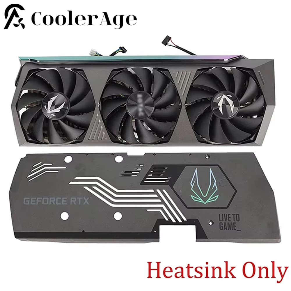 Video Card Heatsink RTX3070 RTX3080 RTX3080Ti For ZOTAC GeForce RTX 3070 3080 3080 Ti AMP HOLO OC GPU Heat Sink Not Brand New