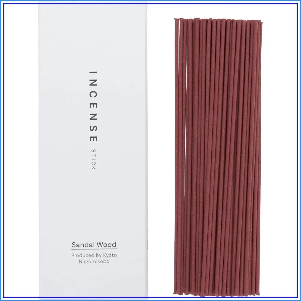 Sandalwood Incense Sticks - 60 Count, 25 Min Burn Time, Calming Aroma for Meditation & Relaxation