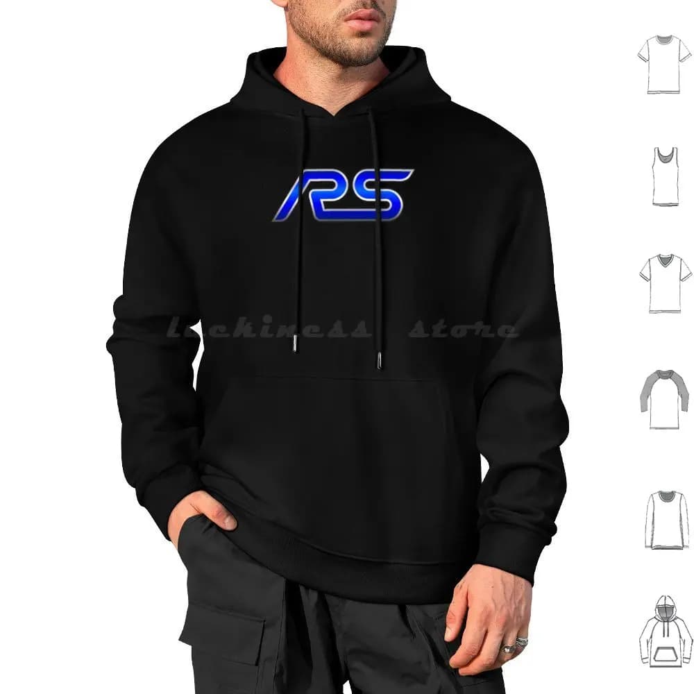 Rs By Felpa con cappuccio in cotone a maniche lunghe St 2 1 2 3 3 Rs Car Rs Fiesta Racing Rs Appassionato Amante Tuning Retro Vintage Turbo