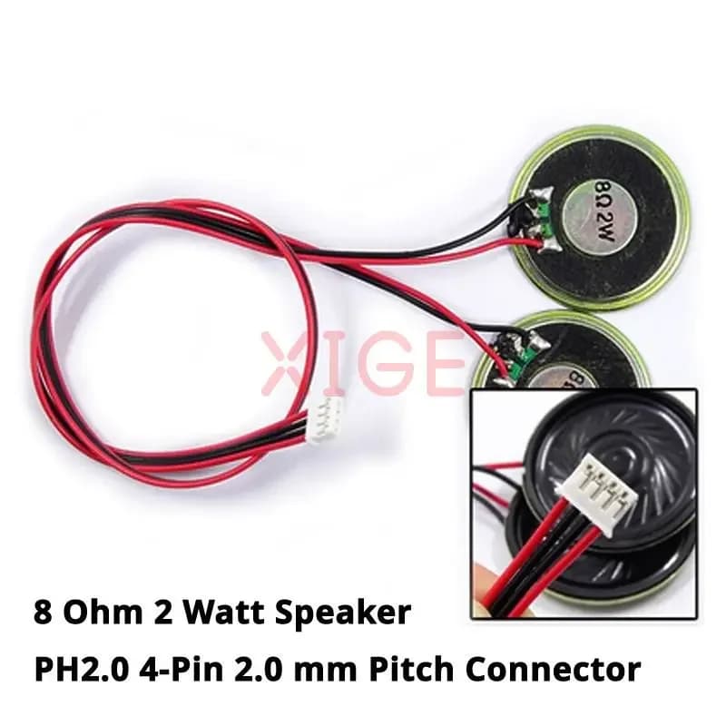 Laptop Universale 8 Ohm 2 Watt Piccolo altoparlante 4 pin PH1.25 o PH2.0 Cavo connettore Tromba Amplificatori audio per la nostra scheda controller