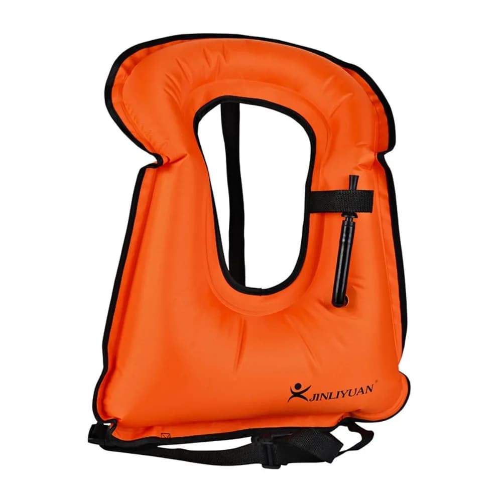 Inflatable Inflatable Swim Vest Outdoor Safety Diving Snorkeling Swimming Jackets Adjustable Lightweight Swim Life Saving Vest