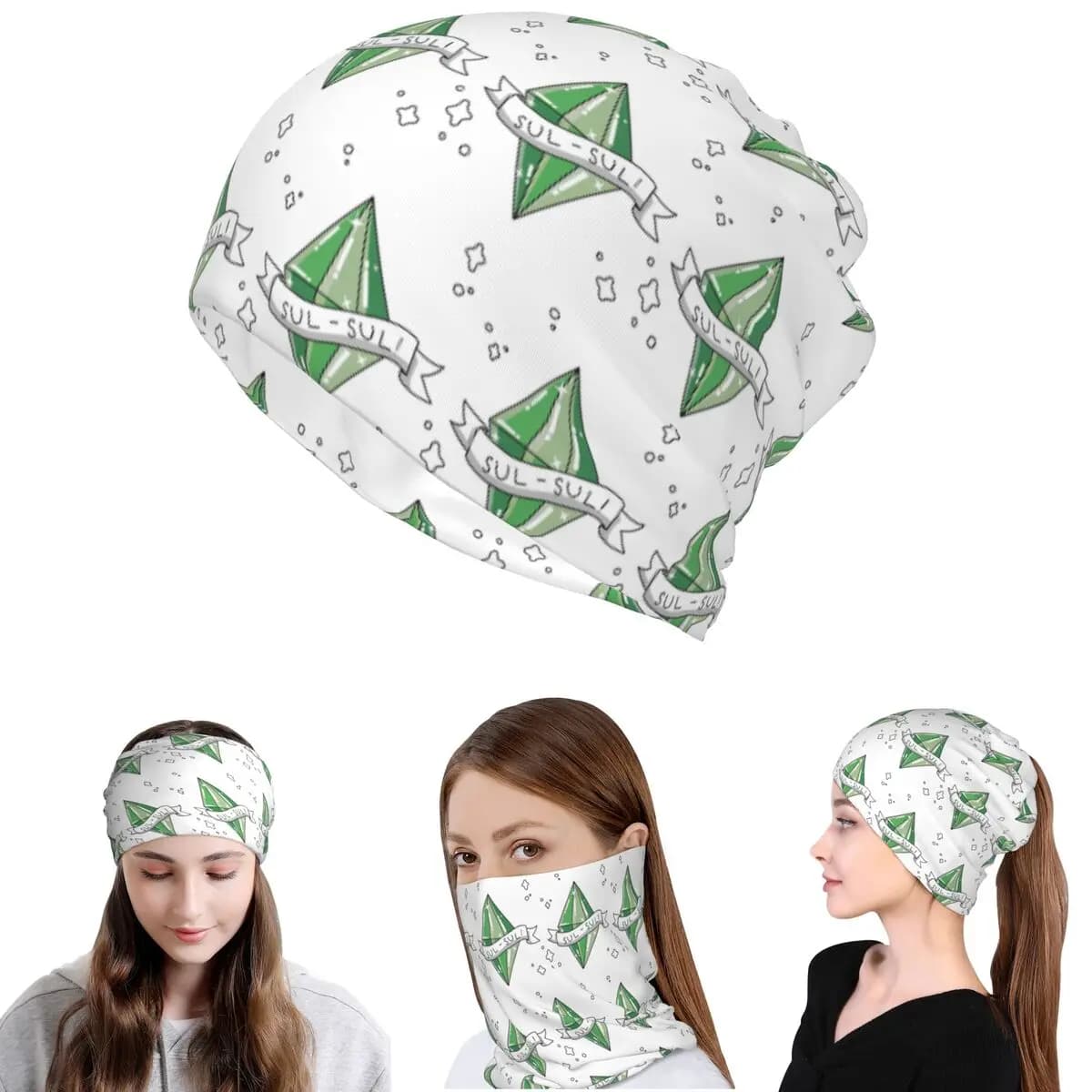 Sims 3 di Eva Kiseleva Bandana Copricollo Sciarpa per il viso Sciarpa multifunzione per ciclismo Cappello con berretto per uomo donna adulto per tutte le stagioni