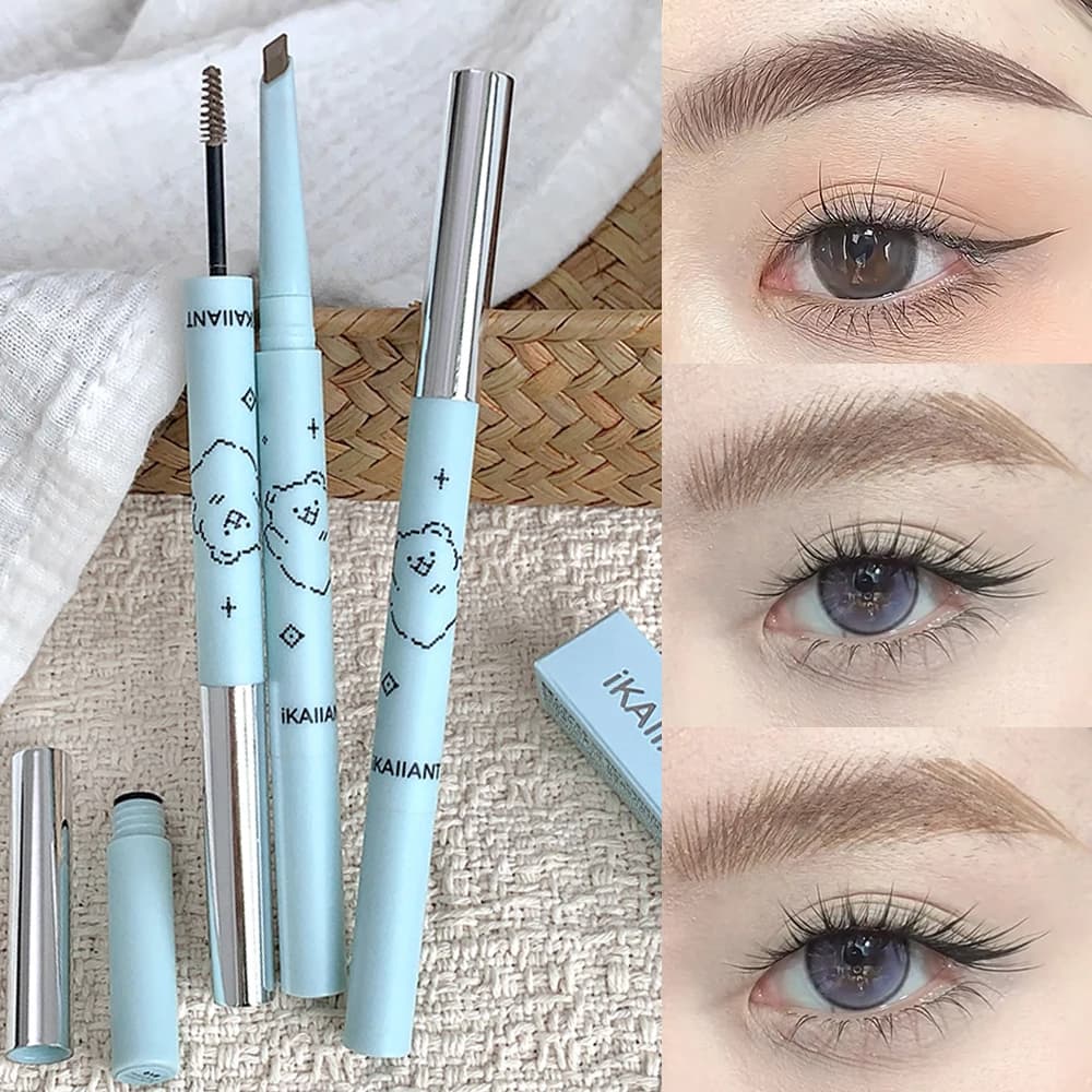 Eyebrow and Mascara Matita Colorante 2-in-1 - Waterproof, Long Life, Anti-Watching, Natural Finish for Eyebrows Makeup