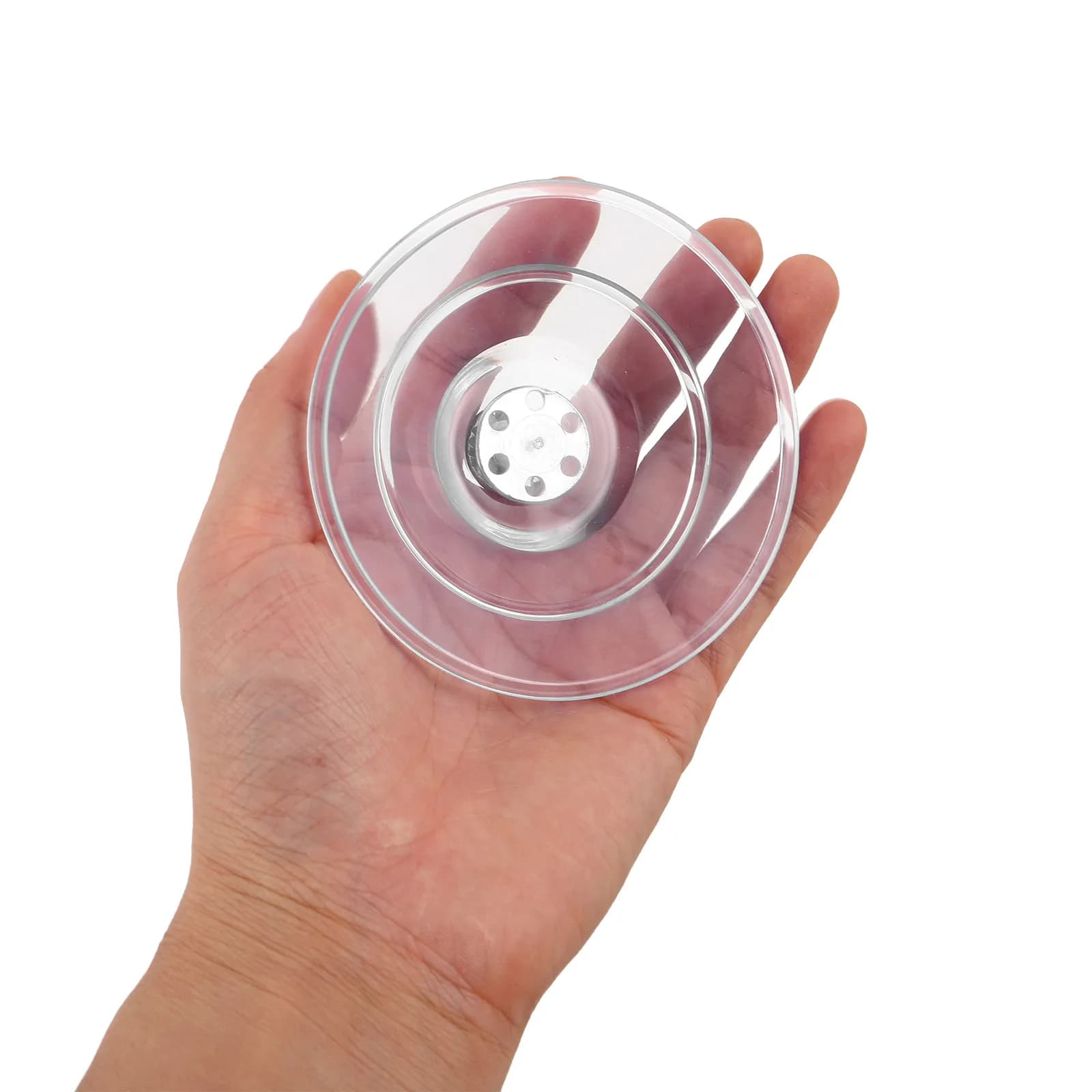 4 Pezzi Ganci Trasparenti a Ventosa con Montaggio a Vite 85mm M8 in PVC per Organizzazione Pesante su Vetro, Piastrelle, Pareti, Bagno, Cucina