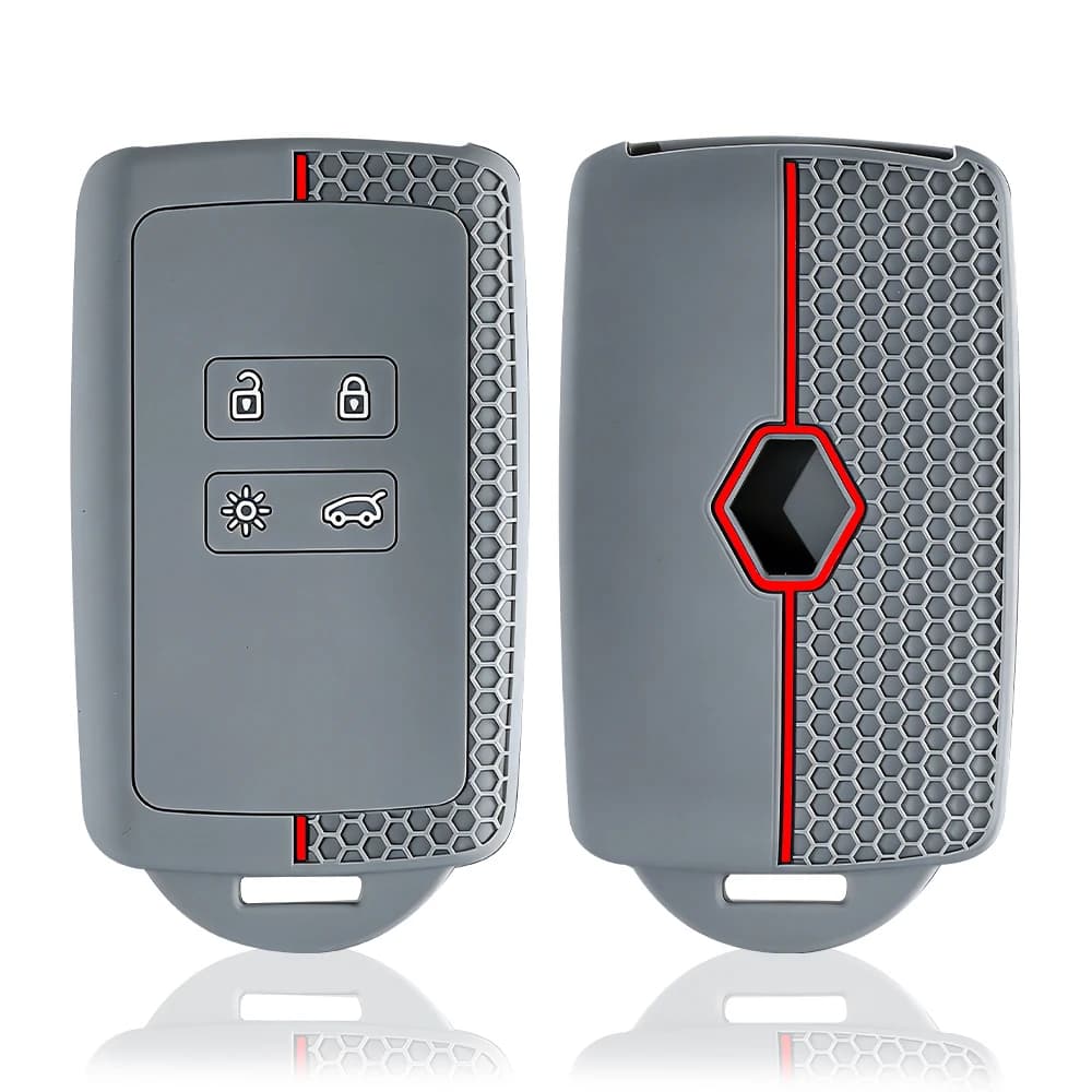 Nuovo Stile Del Silicone Chiave Della Carta Dell'automobile Della Copertura Della Cassa Fob per Renault Espace 5 Kadjar Koleos Captur Megane 4 Talismano Arkana Dacia Sandero