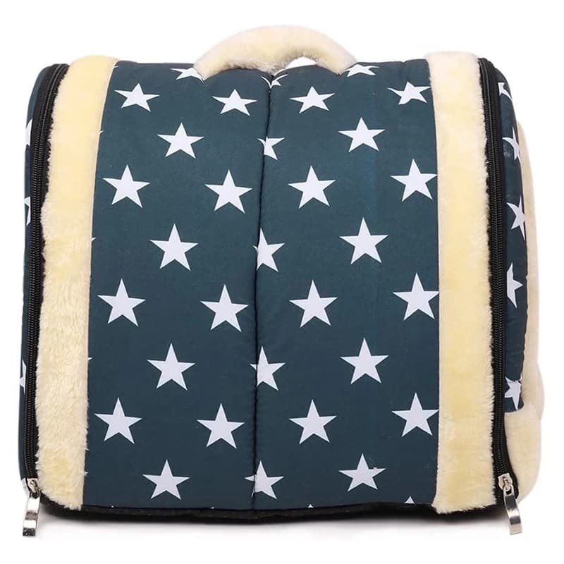ONCE Soft and warm star model 2 in 1 Nest for pets Anti-slip Dog bed and cats Winter Folding Soft and cozy Sleeping Bag Carpet Bearings