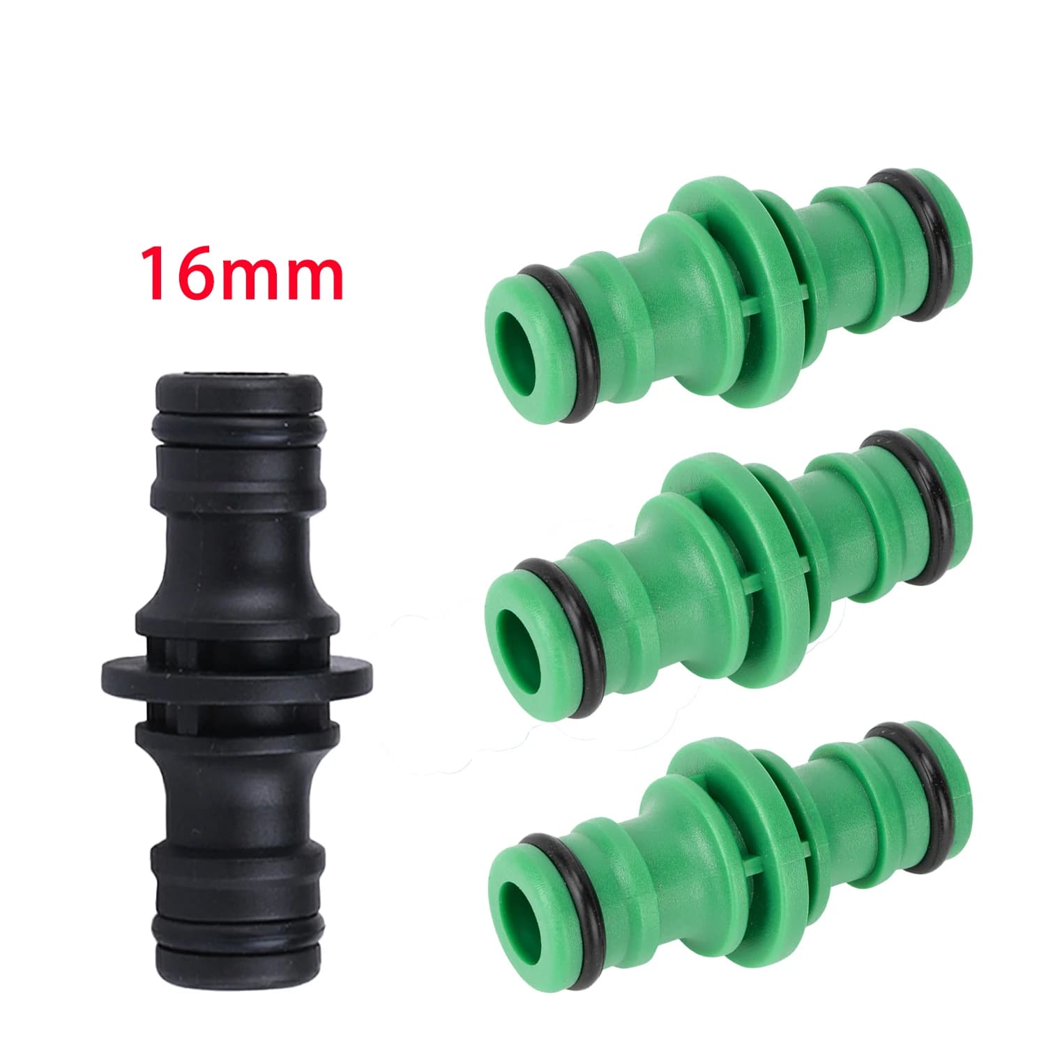 5/10pc 2Way Garden Hose Connector Joiner Male Coupler Water Pipe Tap Male 1/2' Watering Equipment Garden Watering Hose Connector