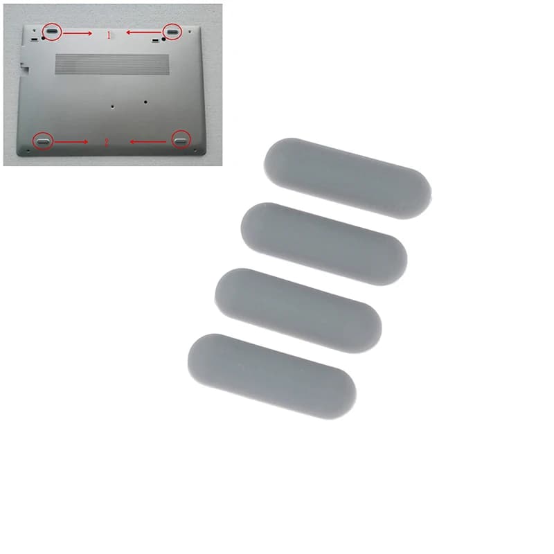 New#4Pcs Bottom Case Rubber Feet Laptop Replacement Feet Base Laptop Stand For Pro A1278 A1286 A1297 13/15/17 Inch