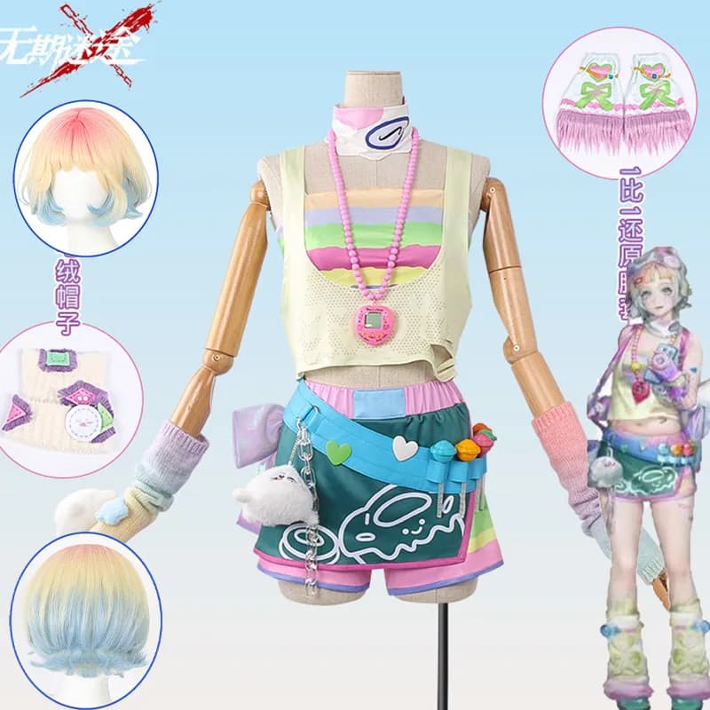 Costume Cosplay Poffy di Child Star del gioco Path To Nowhere, Set Completo, Costume Bofei, Completo Y2k, Uniforme alla Moda, Cosplay Femminile