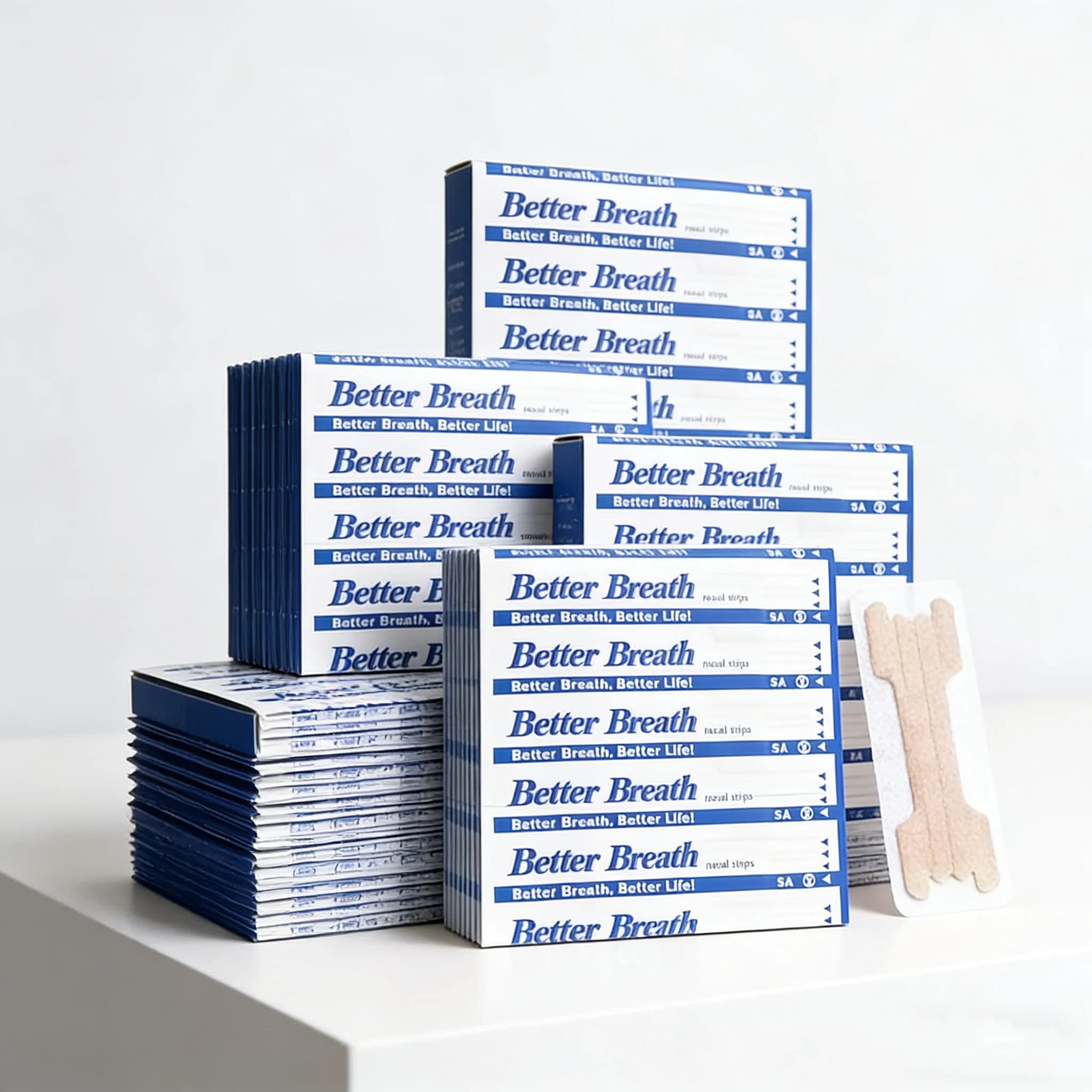 300/200/100 Pieces Cerotti Nasali for Breathing Better, Device for Helping Sleep, Nasal Cerotti for Facilitated Breathing and Reduction of Snoring