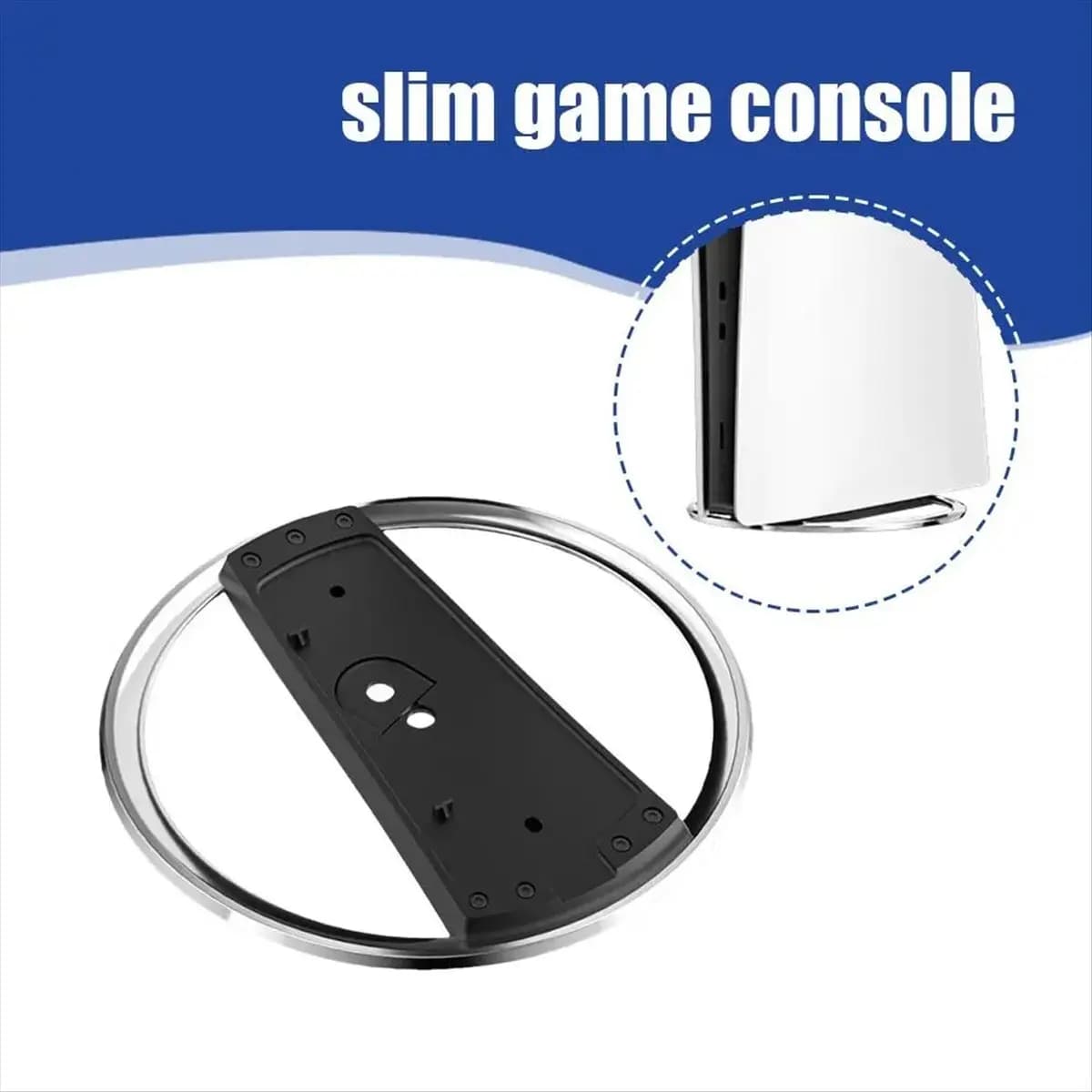 T81C! Supporto Verticale Multifunzionale per Console PS5 Slim con Base di Raffreddamento e Accessori per il Supporto e la Conservazione