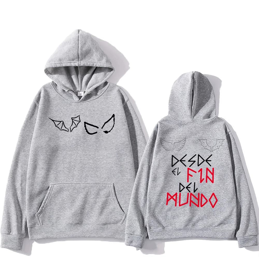 Duki dalla fine del mondo Felpe con cappuccio Uomo Donna Felpa Harajuku Estetica Unisex Streetwear Pullover in pile Abiti vintage