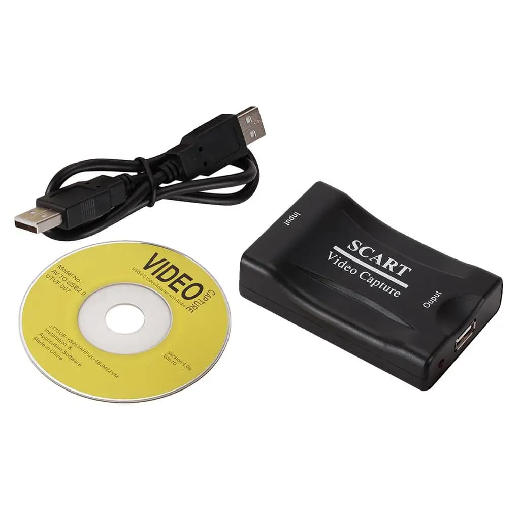 Convertitore Audio Video USB2.0 SCART per Trasmissione in Diretta su DVD HDTV