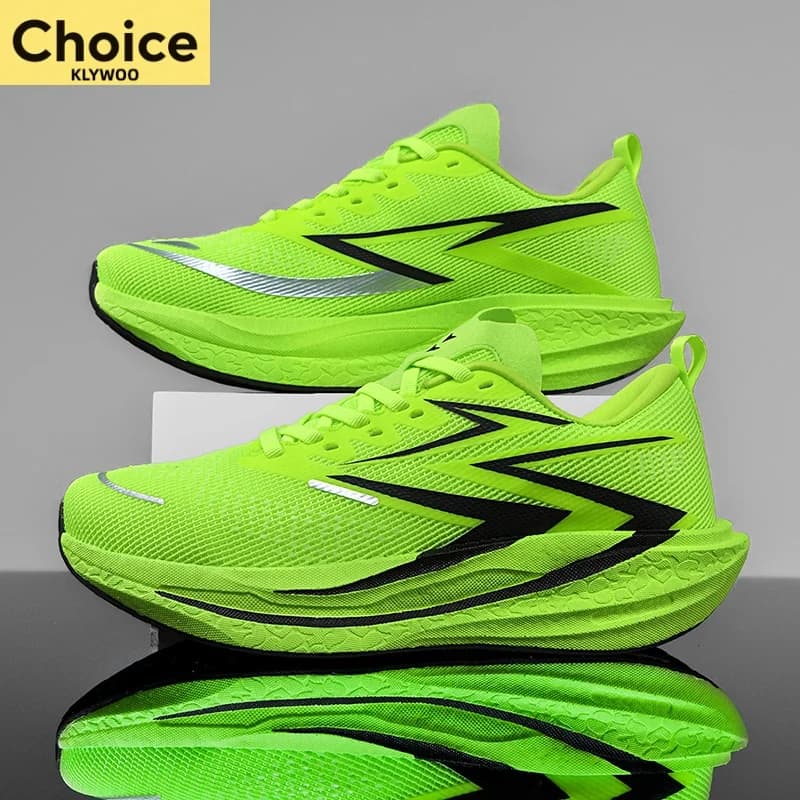 Women's Sports Running Shoes with Carbon Plate for Marathon, Breathable, Lightweight, Comfortable, Professional