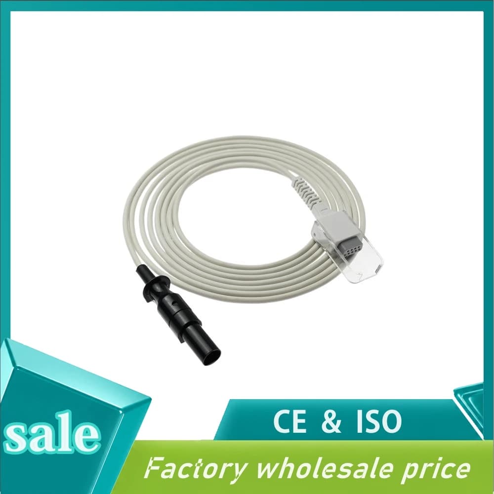 Spo2 Sensor Extension Adapter Cable Compatible with Monitor Pulsossimeter N*OVAMTRIX, Spo2 Sensor Extension Connector