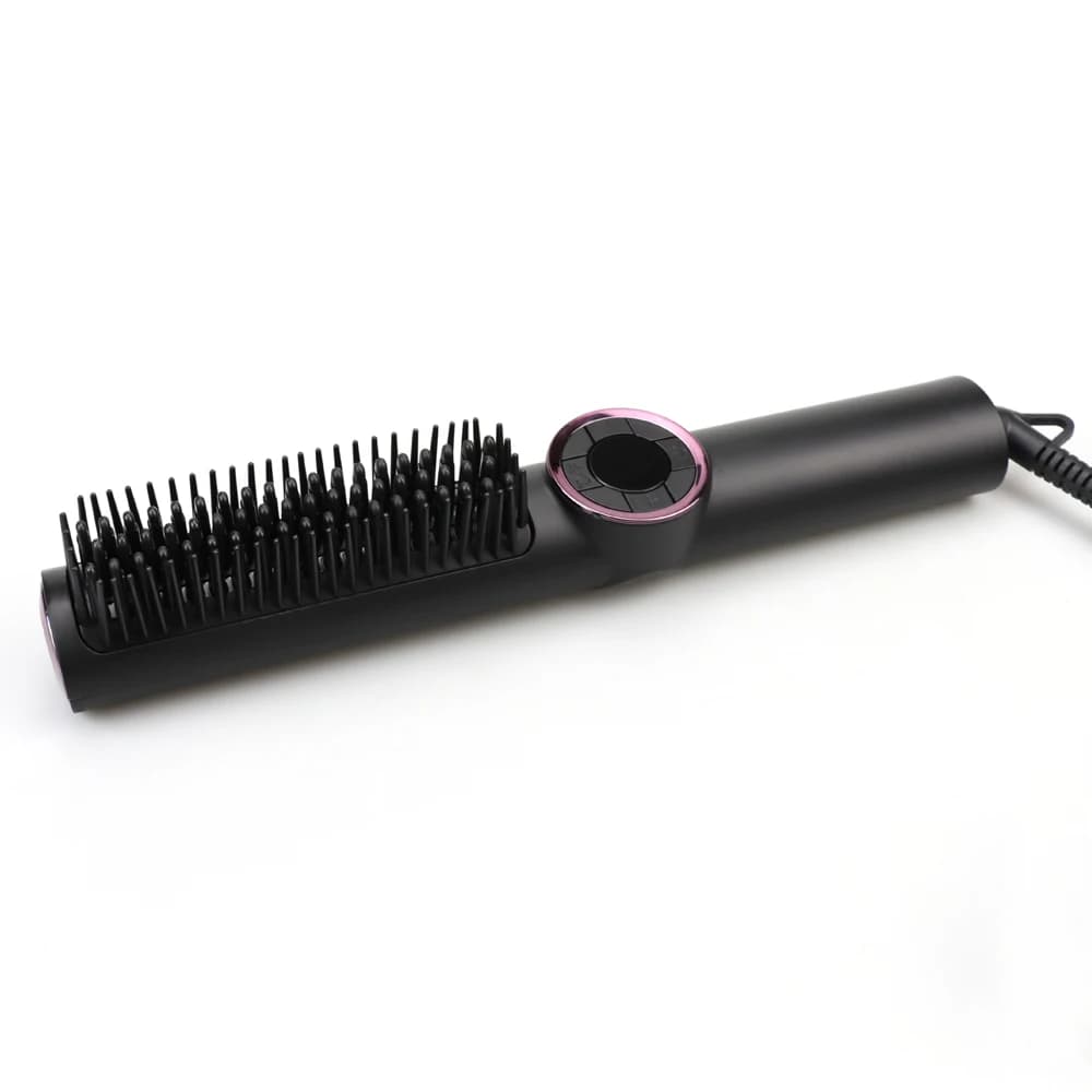 Quick Heating Electric Smooth Comb Ceramic Toothbrush for hot hair styling for home salon travel