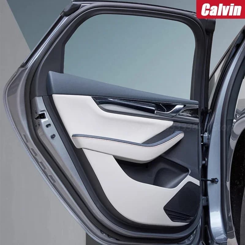For BYD QIN PLUS DMI Car Door Anti-kick Pad Interior Modification Decorative Mat Board Car Stickers Interior Refit Accessories