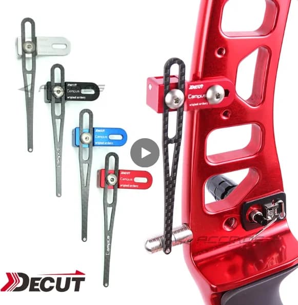 Decut Tiro con l'arco Arco Clicker CAMPUS Alluminio + Carbonio Freccia Clicker Foglio di segnale per Archi ricurvi mano destra tiro al bersaglio