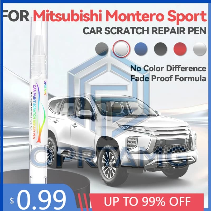2026 Hot Purpose Vehicle Car Paint Repair Pen For 1996-2026 Mitsubishi Montero Sport Paint Scratch Repair Accessories White Bl