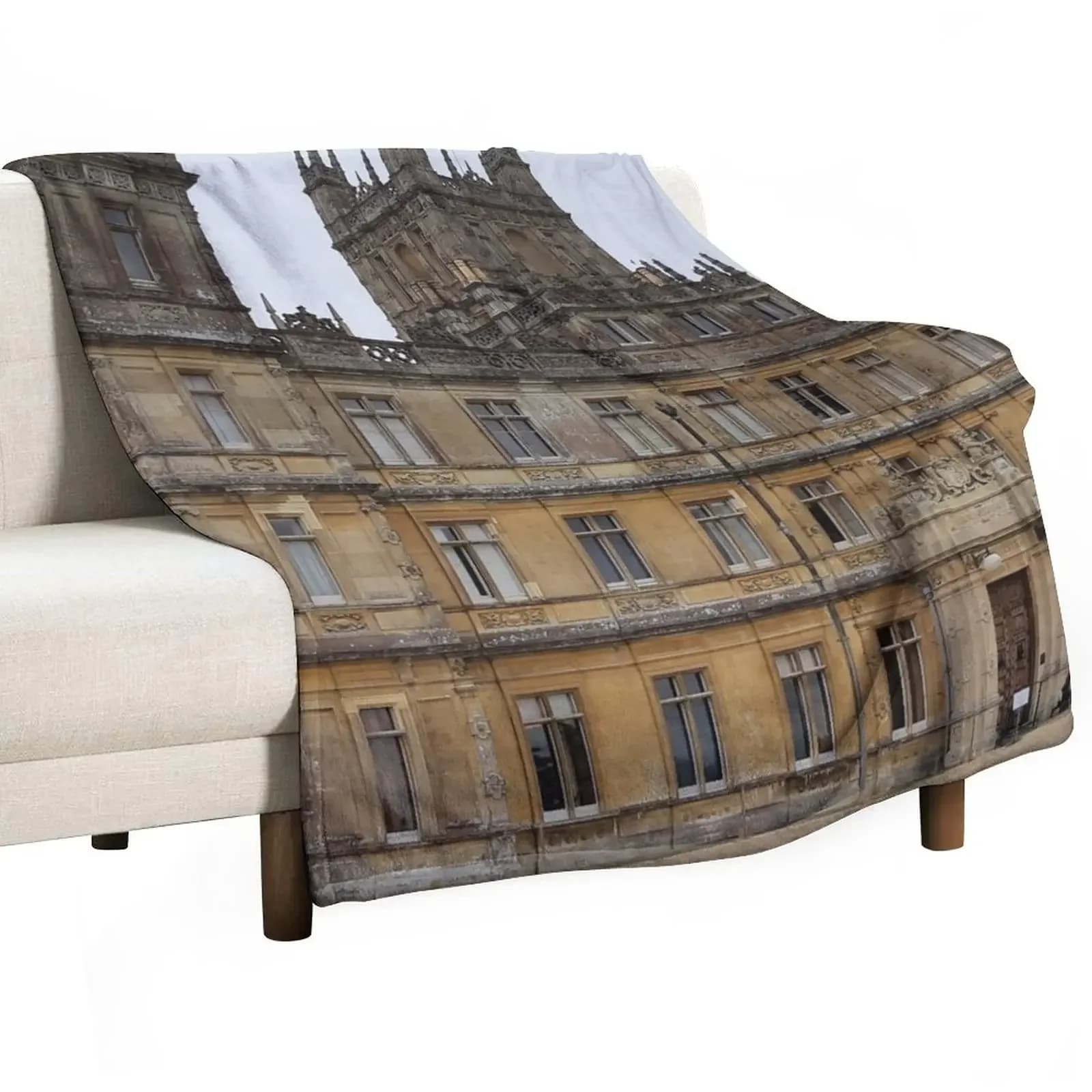 Downton Abbey - Highclere Castle Throw coperta coperta di lusso coperta Fluffy Retro coperte