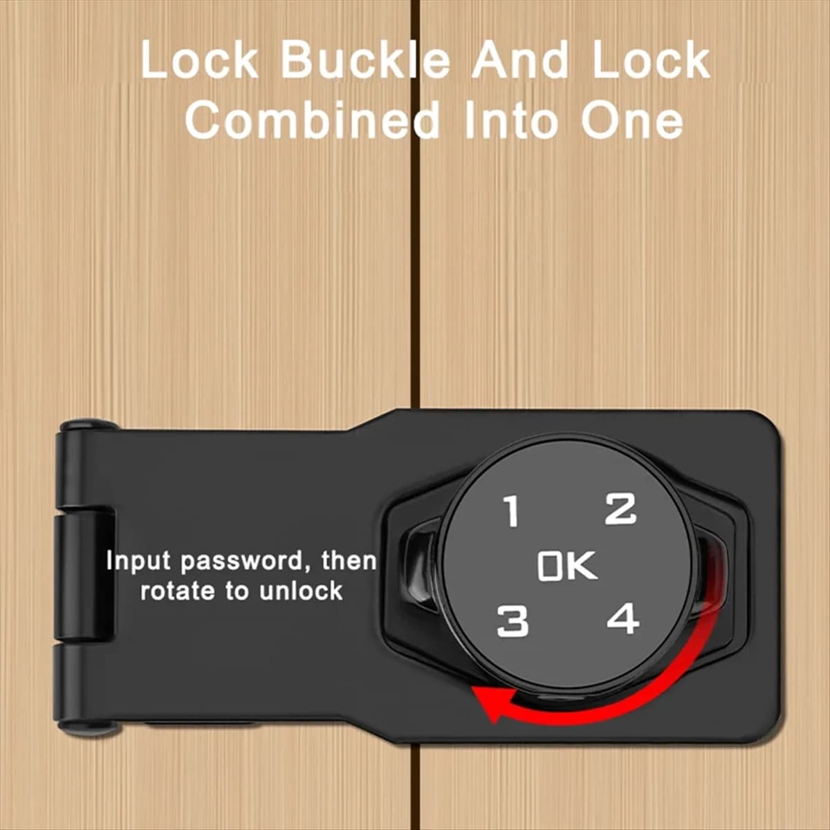 CLCU Electronic Smart Password Lock Card Cabinet Door Lock Anti-Theft File Locker Refrigerator Door Password Lock 3 Inches
